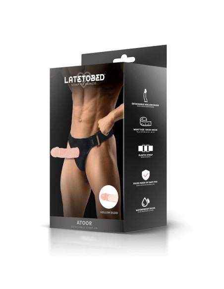 Atoor Arnes con Dildo Hueco Desmontable Atoor Arnes con Dildo Hueco Desmontable