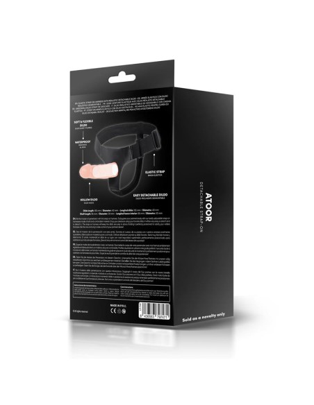 Atoor Arnes con Dildo Hueco Desmontable Atoor Arnes con Dildo Hueco Desmontable