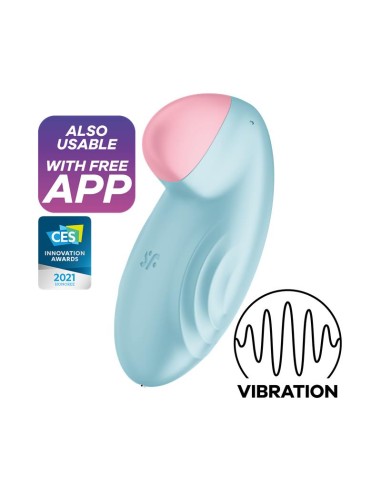 Tropical Tip con APP Satisfyer Connect Light Blue|A Placer