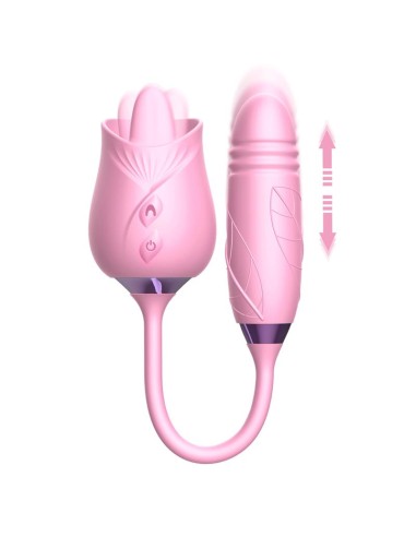 Martinella Lengua Estimuladora Clitoris y Huevo con Thrusting