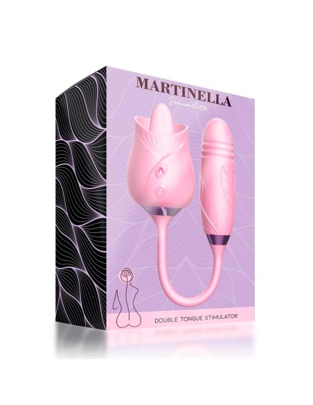 Martinella Lengua Estimuladora Clitoris y Huevo con Thrusting