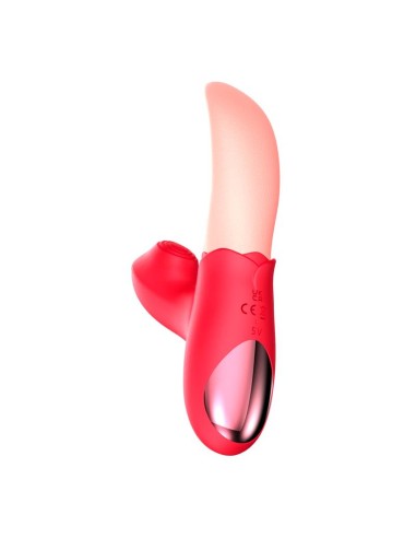 Estimulador Doble con Lengua y Pulsacion