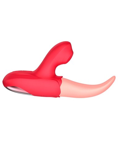 Estimulador Doble con Lengua y Pulsacion