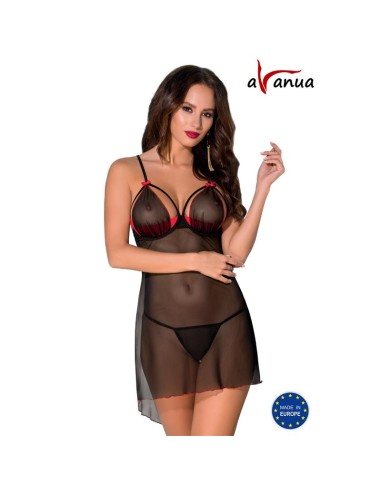CYRA Chemise Rojo/Negro|A Placer