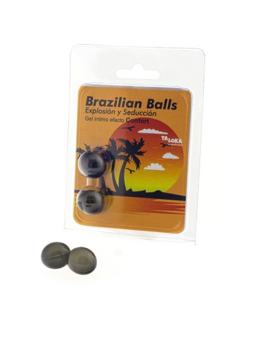 Set 2 Brazilian Balls Gel Excitante Efecto Confort|A Placer