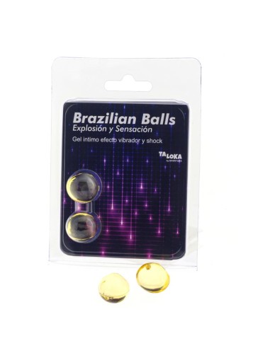 Set 2 Brazilian Balls Excitante Efecto Vibrador y Shock|A Placer