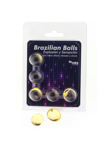 Set 5 Brazilian Balls Excitante Efecto Vibrador y Shock|A Placer