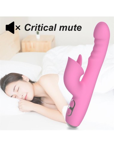 T May Vibrador con Empuje y Movimiento Swing
