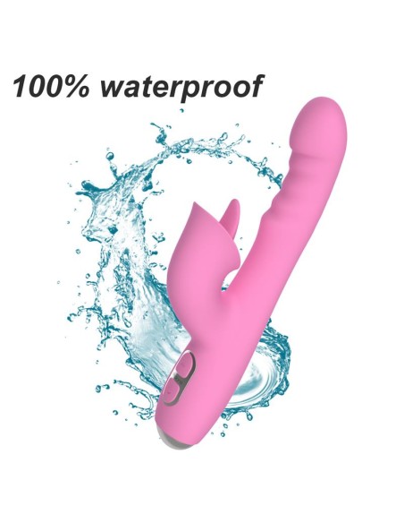 T May Vibrador con Empuje y Movimiento Swing