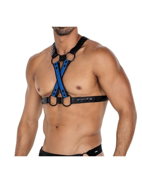 H4RNESS06 Arnes de Pecho 4WAY Azul Talla unica