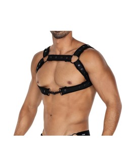 H4RNESS05 Arnes de Pecho Neon Negro Talla unica 2