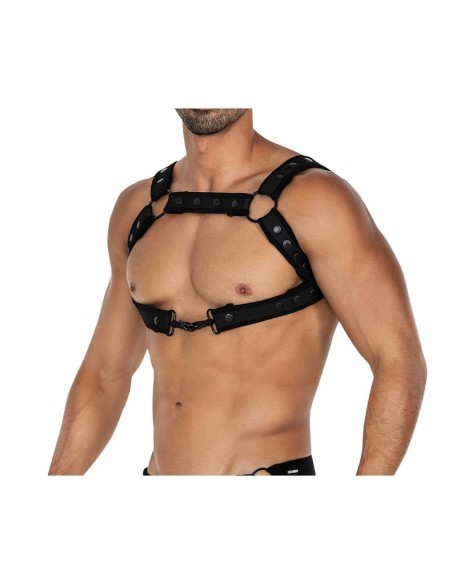 H4RNESS05 Arnes de Pecho Neon Negro Talla unica