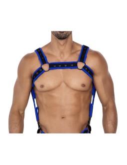 H4RNESS05 Arnes de Pecho Neon Azul Electrico Talla unica 2