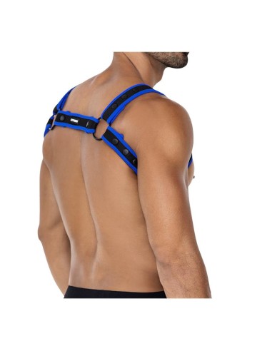 H4RNESS05 Arnes de Pecho Neon Azul Electrico Talla unica