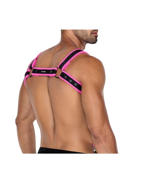 H4RNESS05 Arnes de Pecho Neon Rosa Talla unica H4RNESS05 Arnes de Pecho Neon Rosa Talla unica