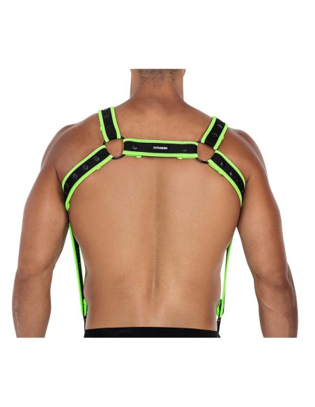 H4RNESS05 Arnes de Pecho Neon Verde Talla unica H4RNESS05 Arnes de Pecho Neon Verde Talla unica