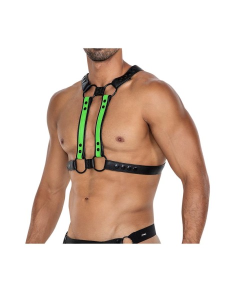 H4RNESS06 Arnes de Pecho 4WAY Verde Talla unica