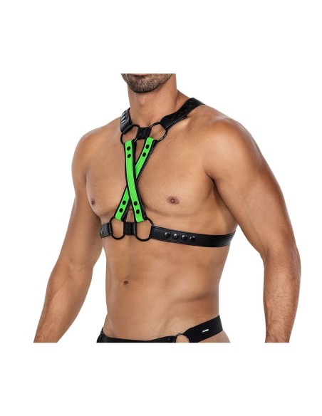 H4RNESS06 Arnes de Pecho 4WAY Verde Talla unica