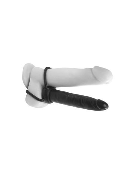 Dildo Anal Double Trouble Color Negro Dildo Anal Double Trouble Color Negro
