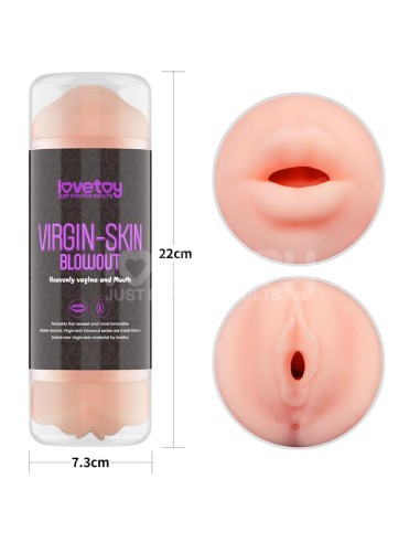 Masturbador Masculino Virgin skin Vagina y Boca