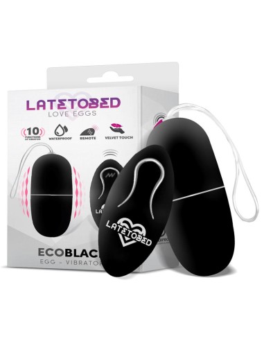 Ecoblack Huevo Vibrador con Control Remoto|A Placer
