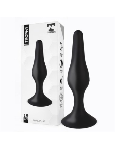 Trophy Plug Anal 15 cm Silicona Negro|A Placer