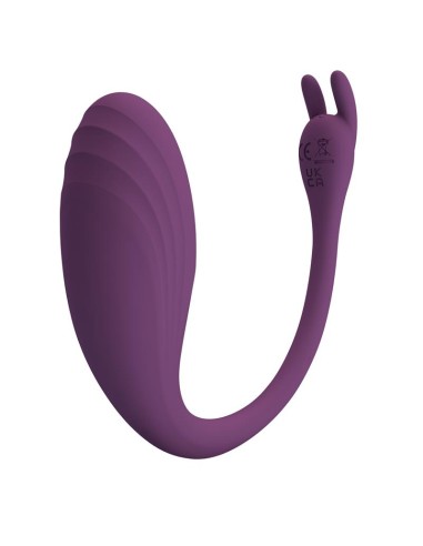 Catalina Huevo Vibrador con APP Purpura