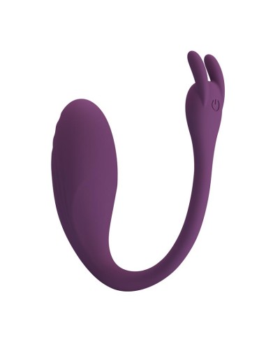 Catalina Huevo Vibrador con APP Purpura