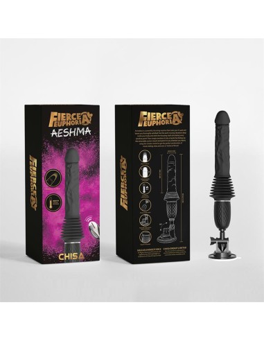 Aeshma Dildo Vibrador con Thrusting y Control Remoto