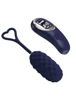 Vivian Huevo Vibrador con Control Remoto con Pantalla Digital Azul 2