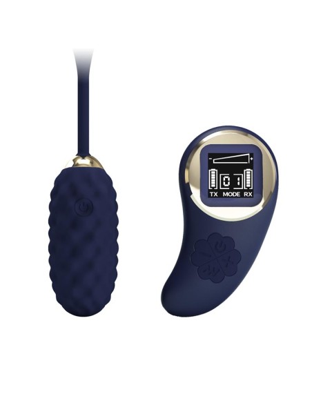 Vivian Huevo Vibrador con Control Remoto con Pantalla Digital Azul