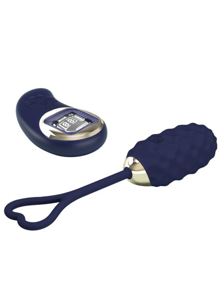 Vivian Huevo Vibrador con Control Remoto con Pantalla Digital Azul
