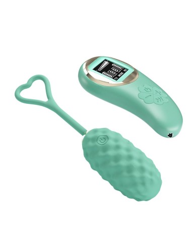 Vivian Huevo Vibrador con Control Remoto Pantalla Digital Verde