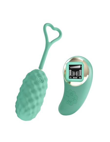 Vivian Huevo Vibrador con Control Remoto Pantalla Digital Verde Vivian Huevo Vibrador con Control Remoto Pantalla Digital Verde