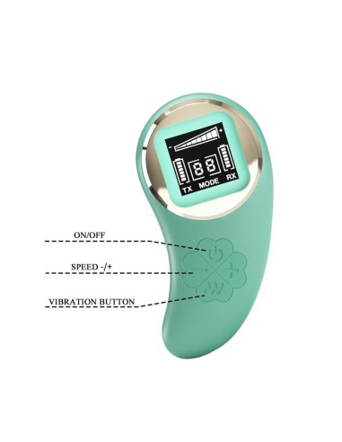 Vivian Huevo Vibrador con Control Remoto Pantalla Digital Verde