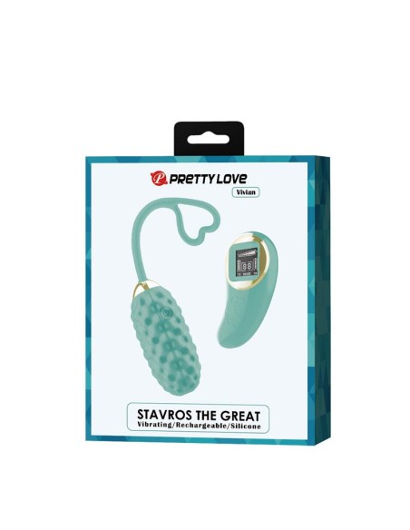 Vivian Huevo Vibrador con Control Remoto Pantalla Digital Verde Vivian Huevo Vibrador con Control Remoto Pantalla Digital Verde