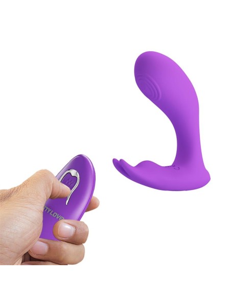 Idabelle Estimulador con Vibracion y Pulsacion Control Remoto