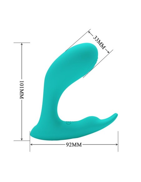 Idabelle Estimulador con Vibracion y Pulsacion con Control Remoto Idabelle Estimulador con Vibracion y Pulsacion con Control Remoto