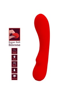 Prescott Vibrasor USB Silicona Rojo