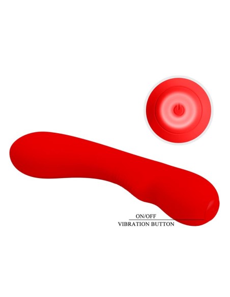 Prescott Vibrasor USB Silicona Rojo Prescott Vibrasor USB Silicona Rojo