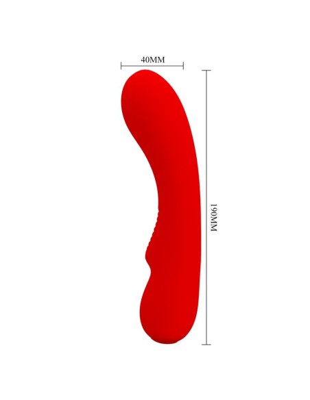 Prescott Vibrasor USB Silicona Rojo Prescott Vibrasor USB Silicona Rojo