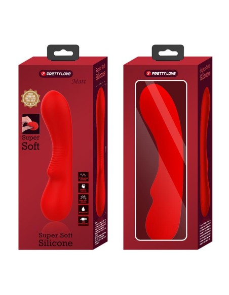 Prescott Vibrasor USB Silicona Rojo Prescott Vibrasor USB Silicona Rojo