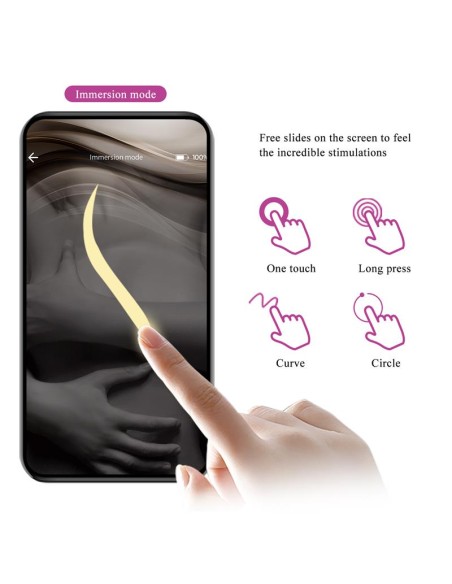 Nymph Huevo Vibrador con APP