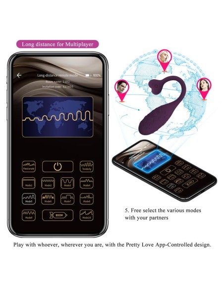 Fisherman Huevo Vibrador con APP Fisherman Huevo Vibrador con APP