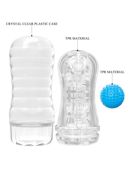 Planet Ball Rolling Masturbador Azul