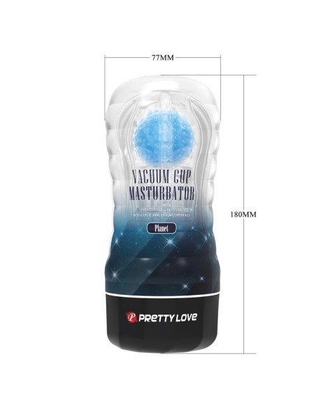 Planet Ball Rolling Masturbador Azul