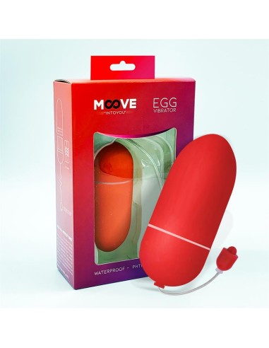 Huevo Vibrador 10 Funciones Rojo|A Placer