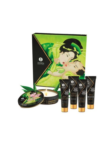 Shunga Kit Secretos de una Geisha Té Verde|A Placer