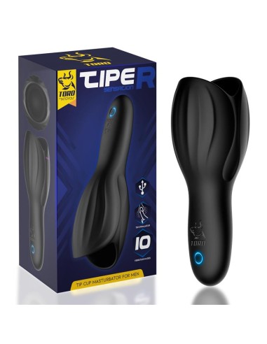 Tiper Copa Masturbadora para el Pene Silicona USB|A Placer