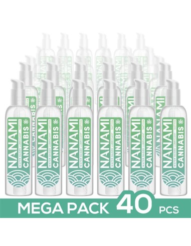 Pack de 40 Lubricante Base Agua Cannabis 150 ml|A Placer